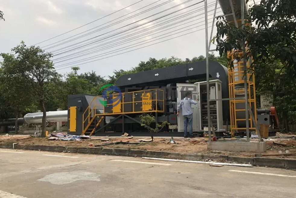 汽车涂料制造行业废气处理案例（活性炭吸附+催化燃烧脱附RCO装置）