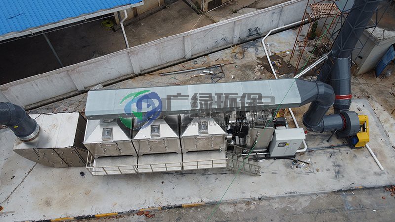 清远市浩宇化工科技有限公司涂料废气处理系统